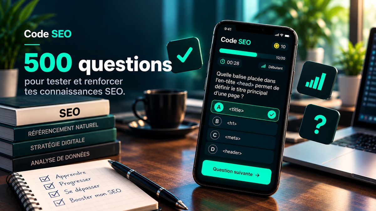 Apprendre le seo, 500 questions SEO, james ekamby